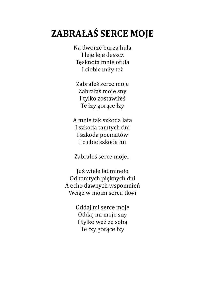 Struktura tekstu piosenki