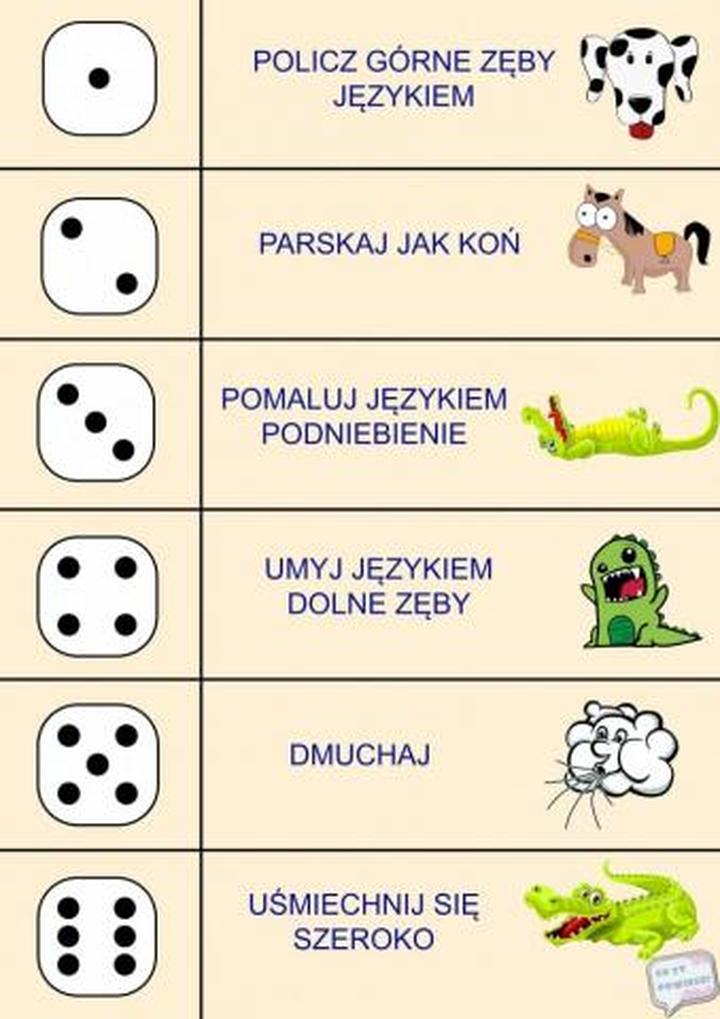 Ćwiczenia logopedyczne dla dzieci