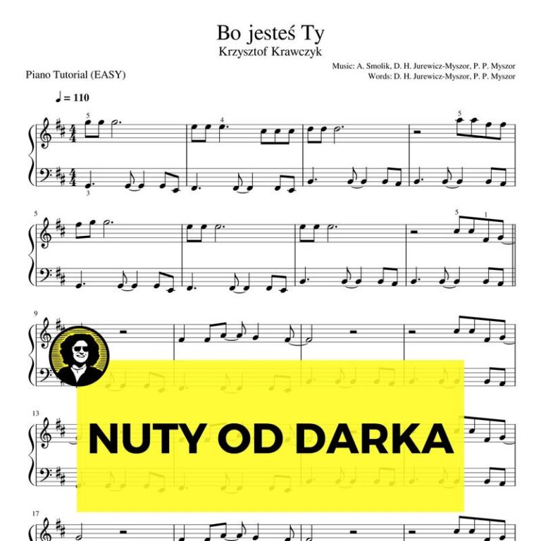 Jak w 15 minut grać wszystkie akordy do „Bo jesteś ty” na gitarze?