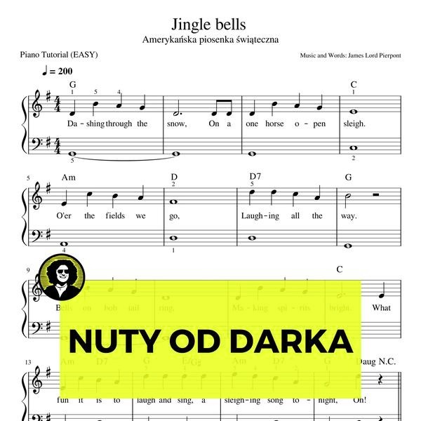 Jingle Bells akordy – prosty układ dla początkujących